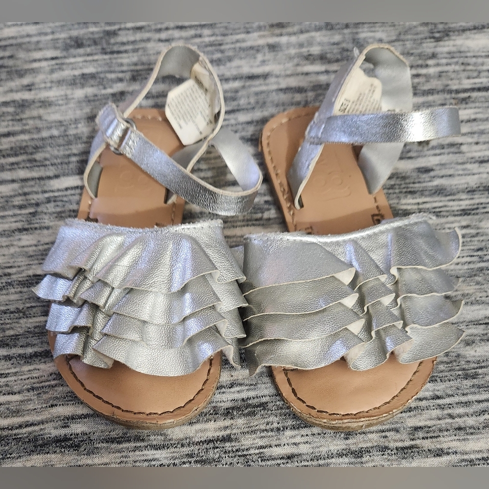 Crazy 8 Toddler Silver Sandals